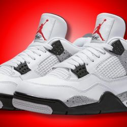 Jordan 4 White Cement Size 10 (NO TRADES PRICE IS FIRM)