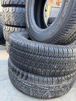 3-Used 255/75R17 Goodyear Wrangler SR-A Tires available with installation only 3