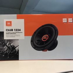 JBL 12 Inch Subwoofer 1,100 Watts Max Club Series Brand New