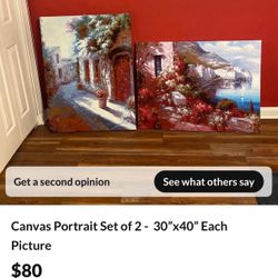 2 Wall Canvas Art 