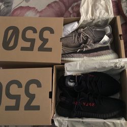 Yeezy 350 V2 Breds, Zyons, Carbons
