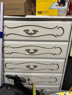 Vintage Solid Wood French Provincial Dresser Set