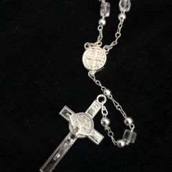 Collares de Plata en forma de Rosario