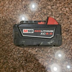 Milwaukee M18 XC5.0 Battery 