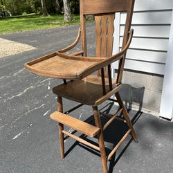 Antique Childs High chair.  