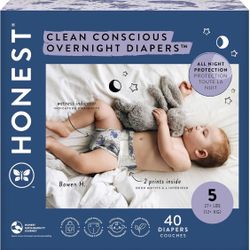 Honest Company Overnight Diapers Size 5
