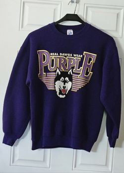 Vintage REAL DAWGS WEAR PURPLE SWEATSHIRT