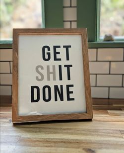 Framed Motivational Poster