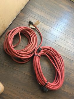 2 50 foot power cords