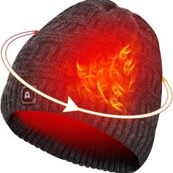 ARRIS Heated Hat, Electric Winter Heated Beanie Hat For Men Women