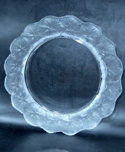 Lalique "Honfleur" crystal plate