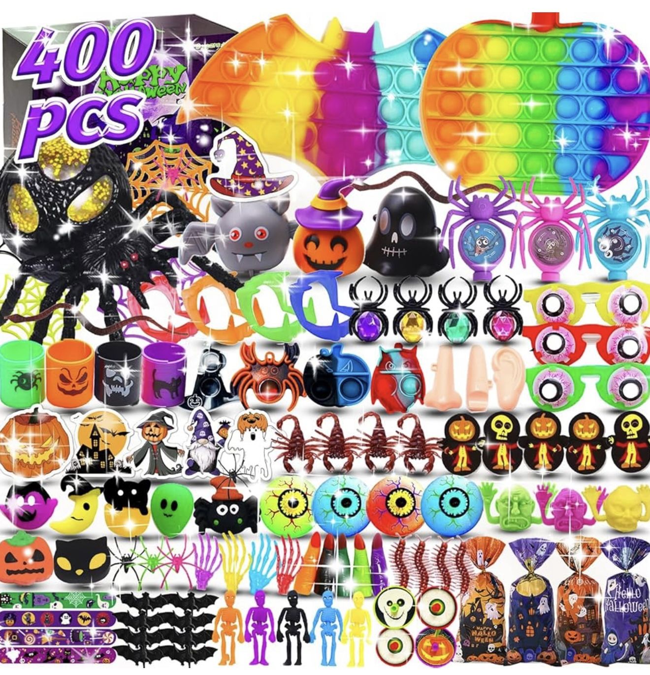 400 PCS Halloween Toys (new)