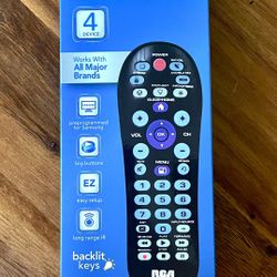 **UNTESTED** RCA Platinum Pro Universal Remote - Model RCR414BHE