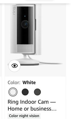 Ring Indoor Camera HD White - 2 Cameras For Same