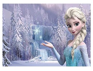 Frozen, Elsa Back Drop