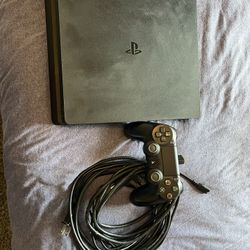 PS4 Slim  And Controller. Normal Use.  Nothing Broken. Works Great 