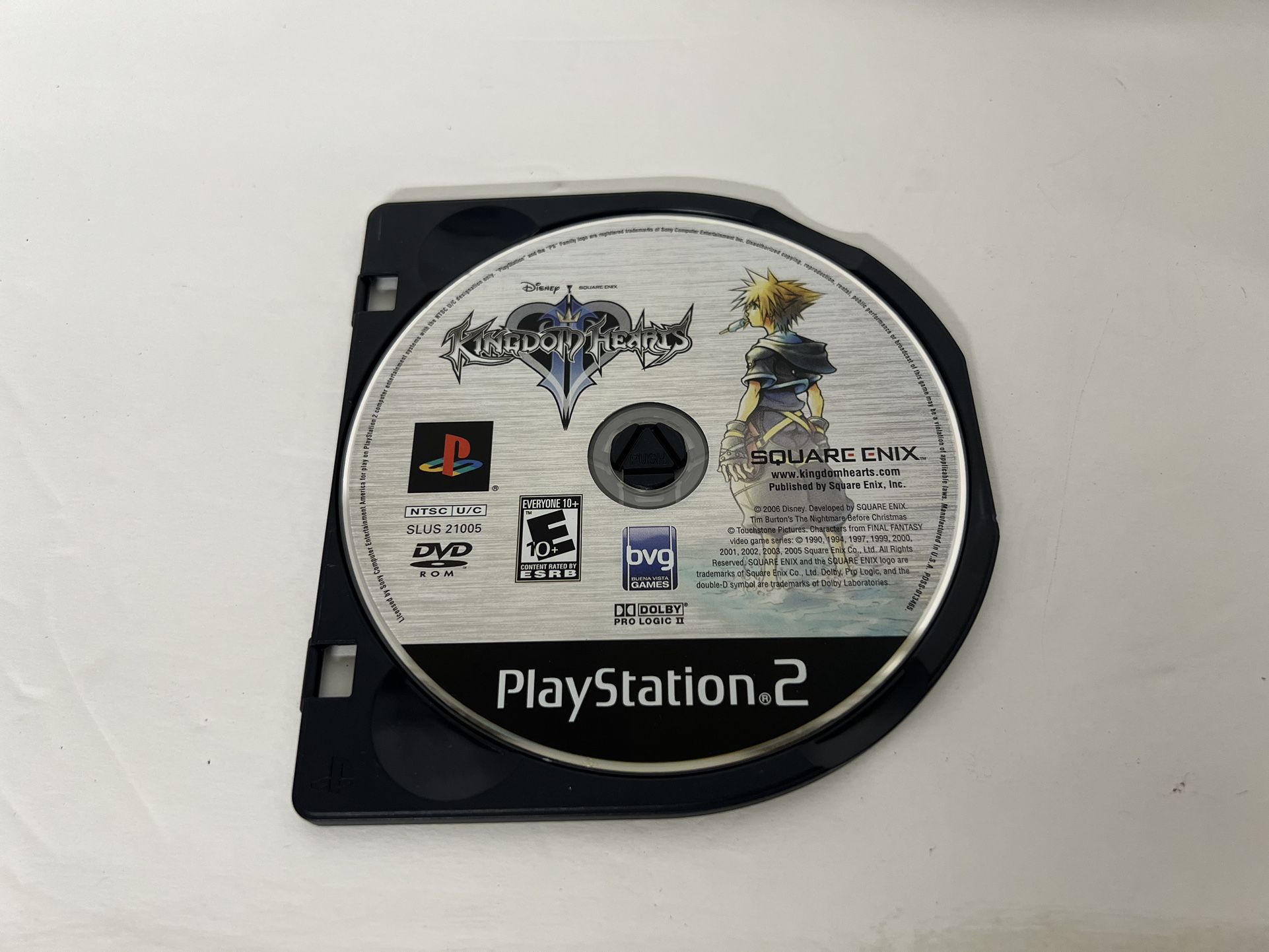 Kingdom Hearts II 2 (PlayStation 2, 2006) PS2 (DISC ONLY)
