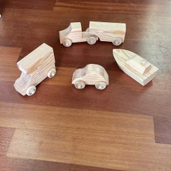 Wooden Toy Cars