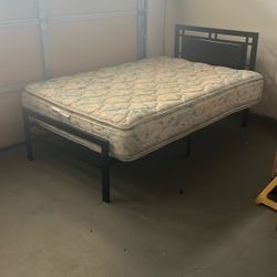 Full Size Bed  Twin Size Mattress Frame