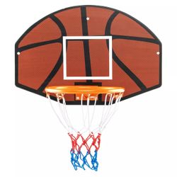 Basketball Hoop Set 26" Wall Mounted w/Shatter-proof Backboard Indoor Toy Gift