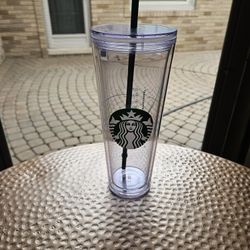 New Starbucks Venti Tumbler. Clear