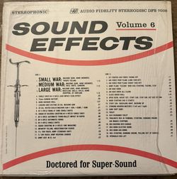 Sound Effects Volume 6