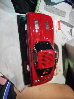 Corvette Bluetooth Speaker! New And Loud! In Red