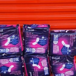 6 Packs PREVAIL Daily Pads MAXIMUM Absorbency (Long)39Ct