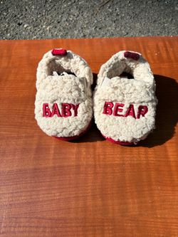 Baby Bear Sherpa Infant Slippers