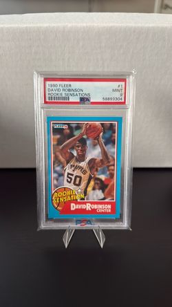 1990 Fleer David Robinson Rookie Sensations PSA 9