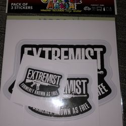 3 Pack If Vinyl Weatherproof Gun Stickers