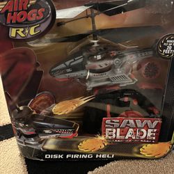Vintage air hogs RC saw blade disc firing heli