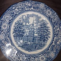 Stafford Shire Blue Plate 