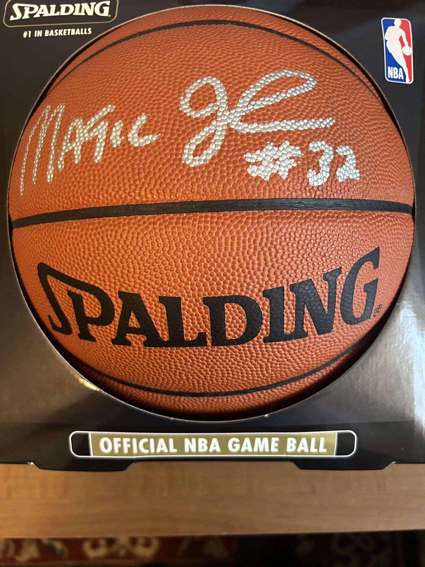Magic Johnson  Signed NBA Basketball 