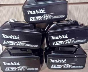Makita new 5ah battery 18v $100 each one / cada una - nueva original