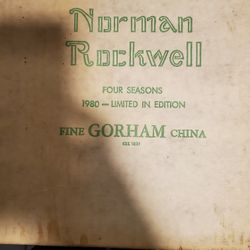 Norman Rockwell Plates 