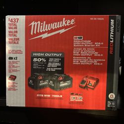 Milwaukee Batterys And Charger