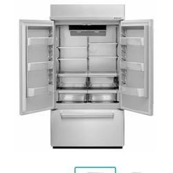 KitchenAid 42” Built-In French Door Refrigerator – Panel Ready & Ice Maker