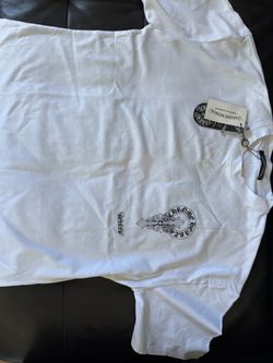 Chrome Hearts Christian Cross White Tee