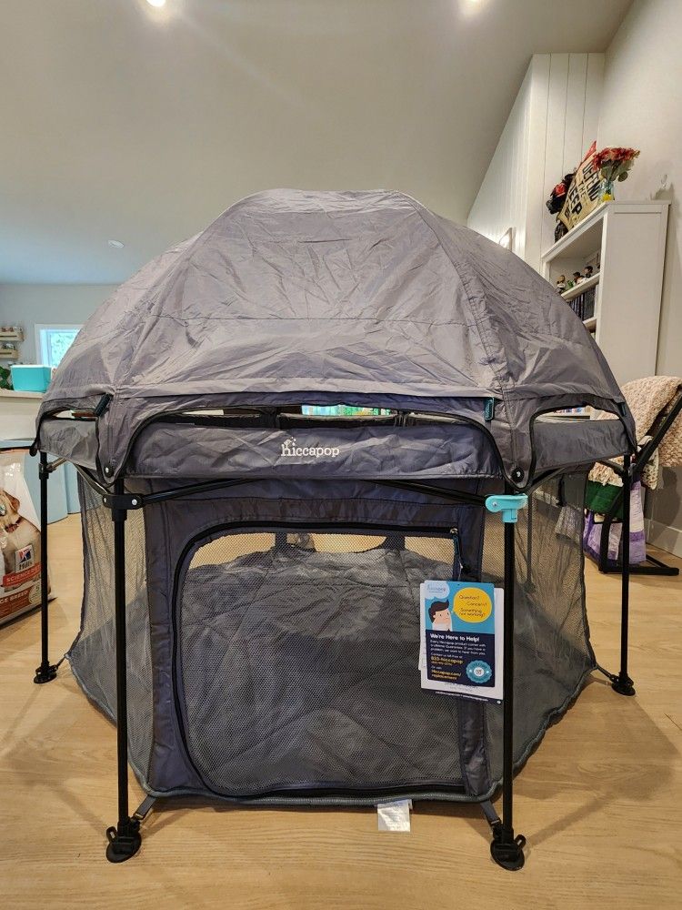 Large Playpen/ballpit With Removable Canopy