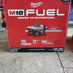 waukee M18 FUEL ONE-KEY 18-Volt Lithium-Ion Brushless Cordless 8-1/4 in. Table Saw (Tool-Only