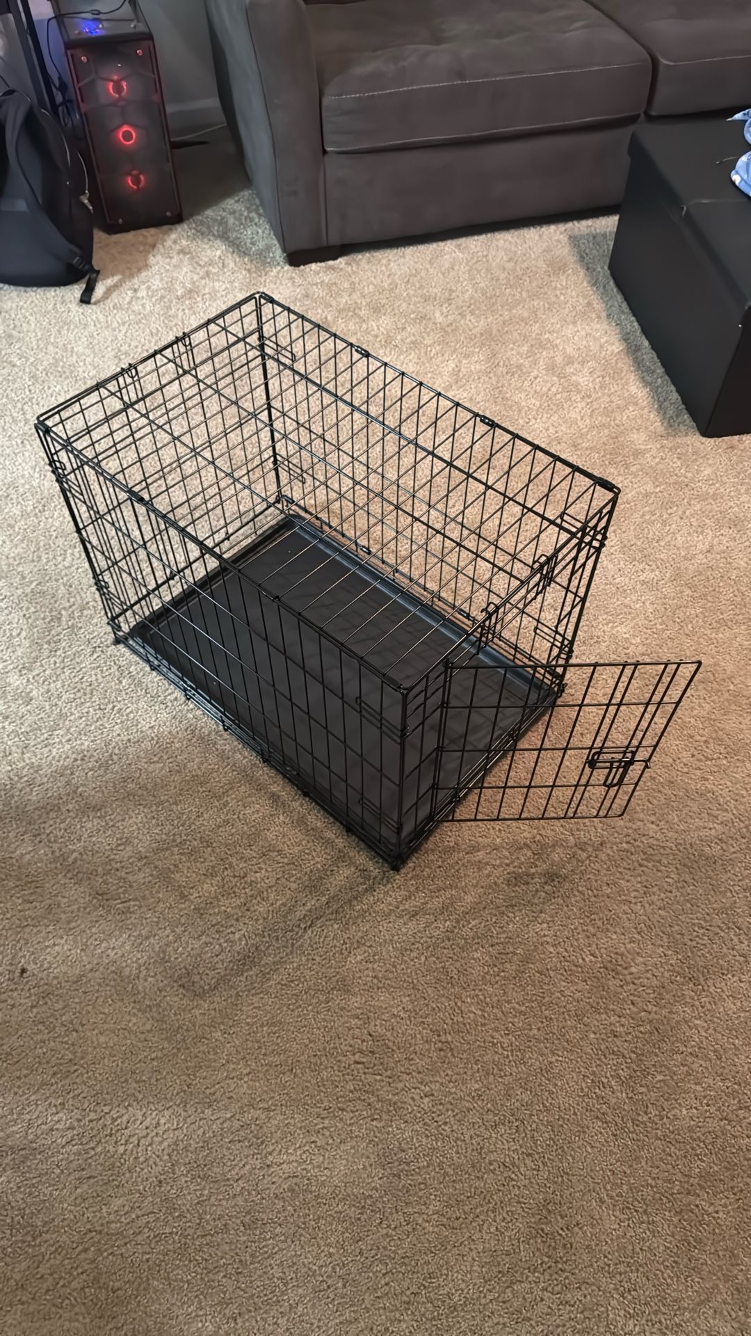 Small Black Dog Crate