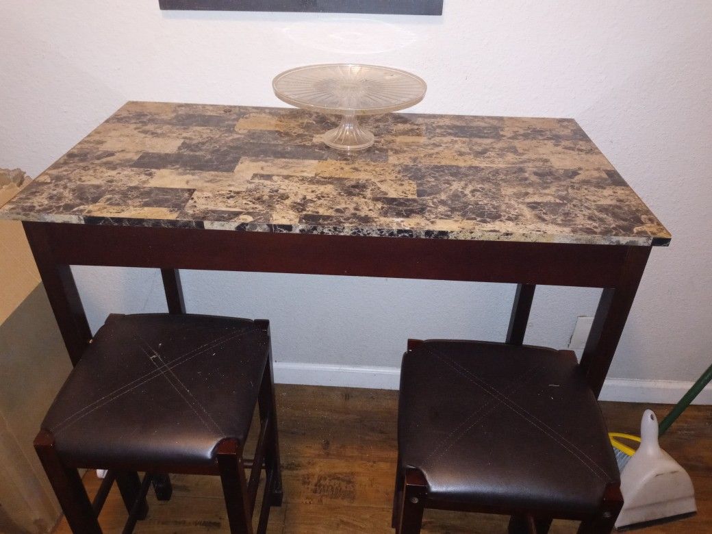 Small Bar And Stools