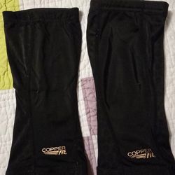 2 Copper Fit Knee Compression Sleeves - Size M - $12 for Both