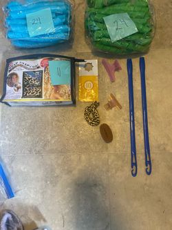 Curlformers Spiral Curls Styling  Set With 2 Hooks total 59 + accessories