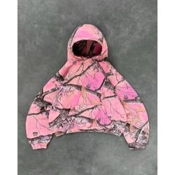 Fashion Pink Camo Hoodie Men And Woman