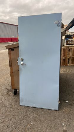 Used Industrial Steel Door (size: 35-3/4” X 79”)