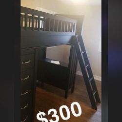Loft Bed With Desk And Storage 