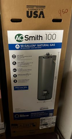 New 50gl water heater