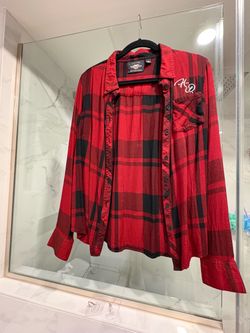 Woman’s Harley Davidson flannel
